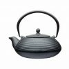 La Cafetiere Black Cast Iron Teapot 900ml 2 La Cafetiere Black Cast Iron Teapot 900ml