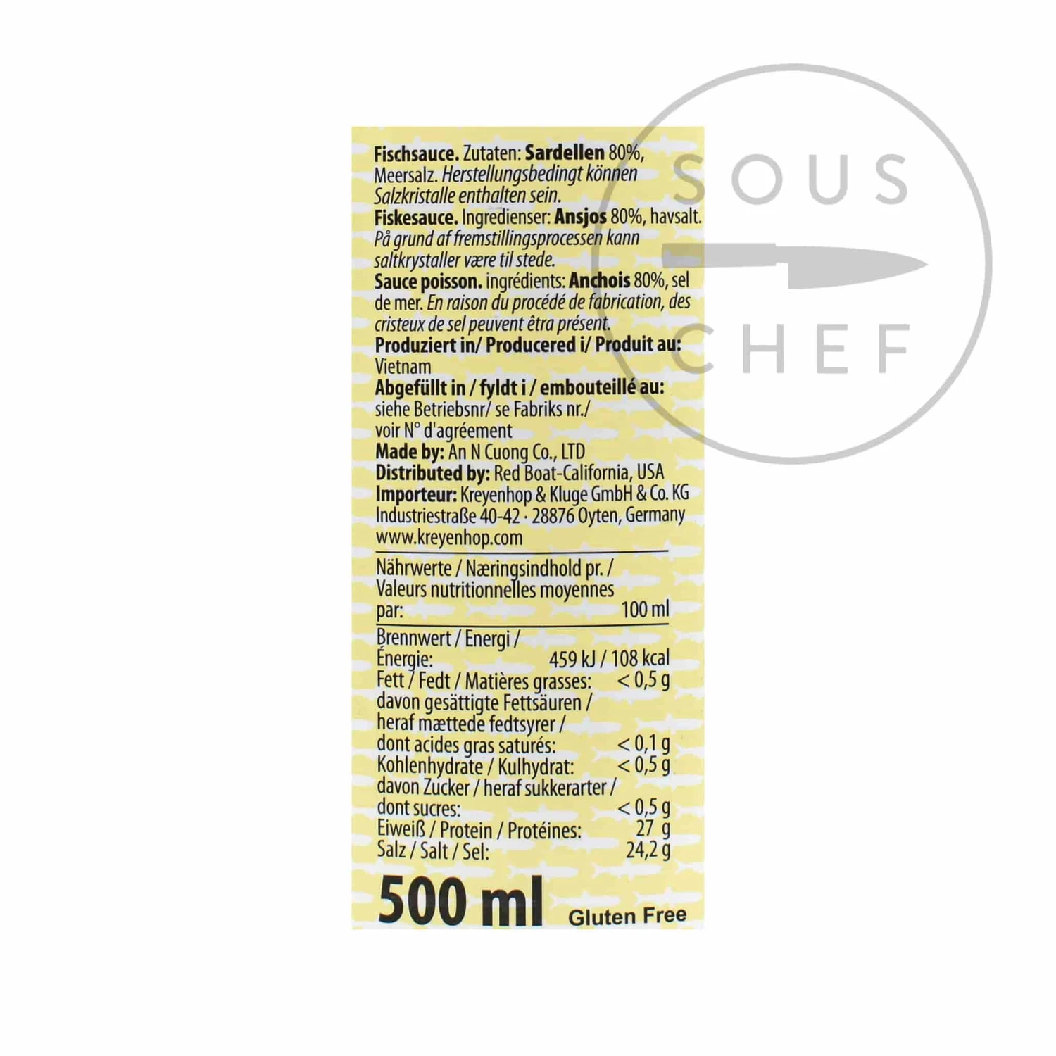 Red Boat Red Boat Fish Sauce 500ml Ingredients 4 Red Boat Red Boat Fish Sauce 500ml Ingredients