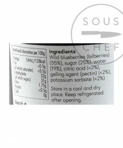 ScandiKitchen Wild Blueberry Jam 200g Ingredients
