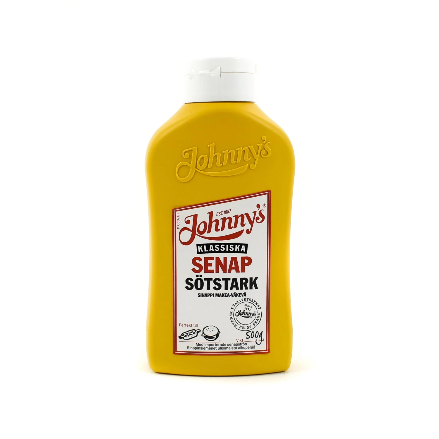 Johnny's Hot And Sweet Swedish Mustard 500g 3 Johnny's Hot And Sweet Swedish Mustard 500g