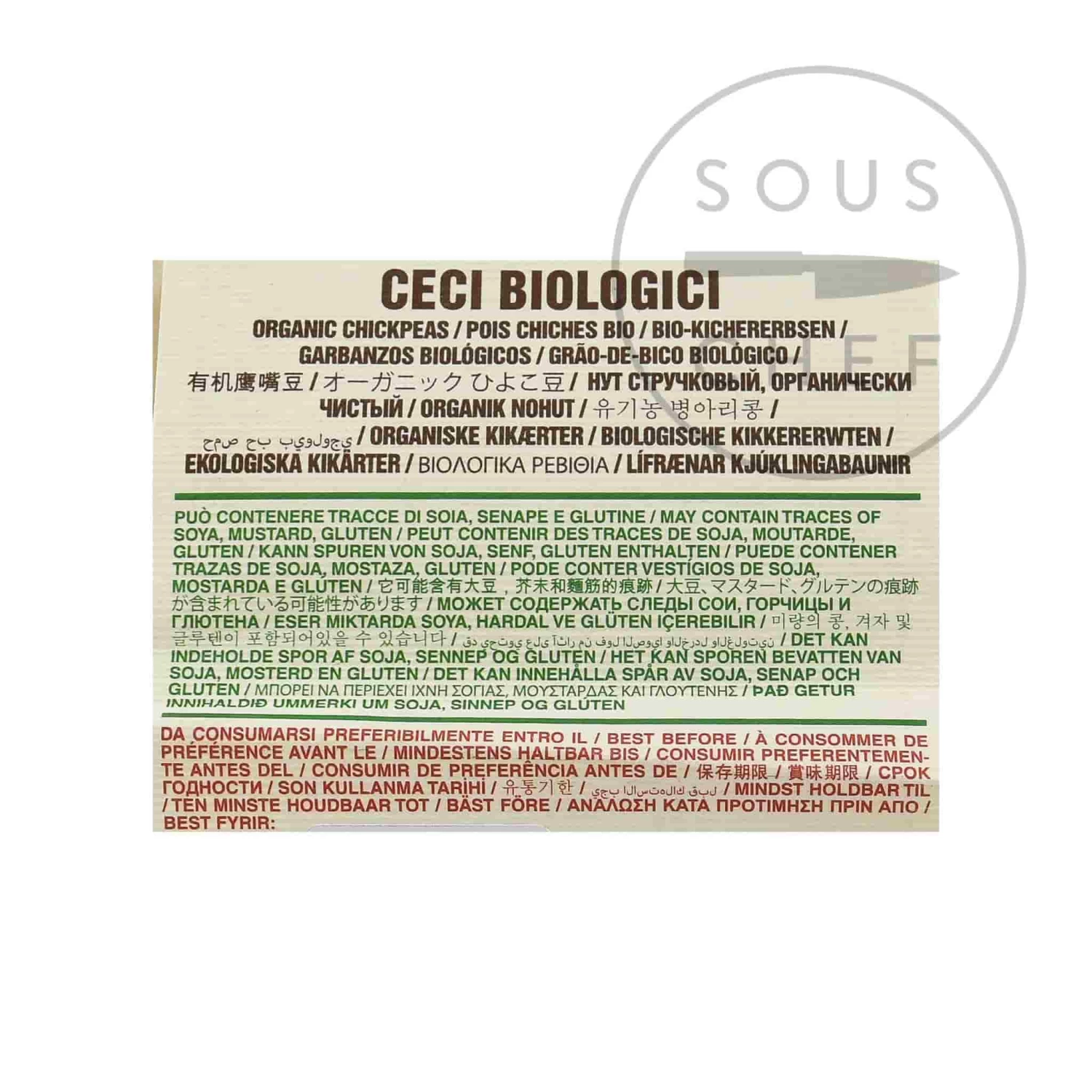 Mulino Marino Organic Chickpeas 1kg 4 Mulino Marino Organic Chickpeas 1kg