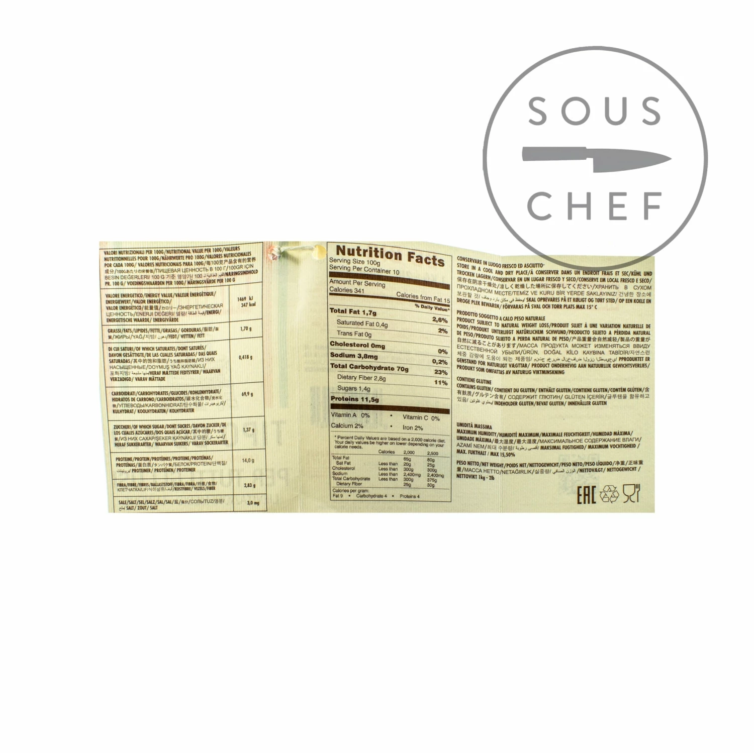 Ingredients Mulino Marino Organic 00 Flour 1kg 4 Ingredients Mulino Marino Organic 00 Flour 1kg