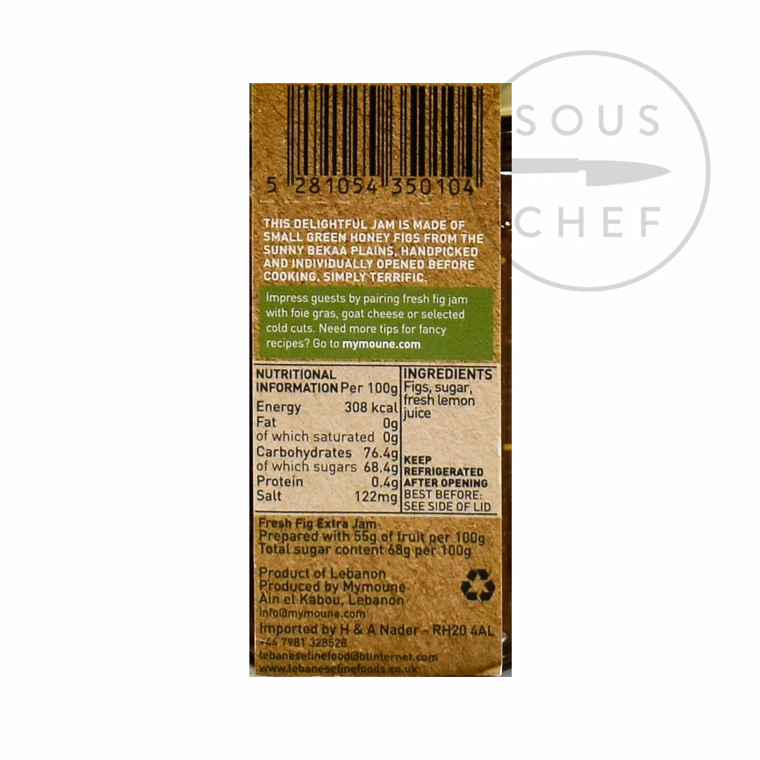 Mymoune Fresh Fig Jam 340g 4 Mymoune Fresh Fig Jam 340g