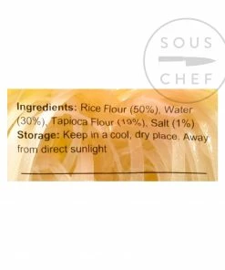 Longdan Ingredients Vietnamese Rice Pho Noodles Bahn Pho 4mm 400g