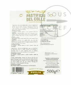 Pastificio Del Colle Colourful Bronze Die Trottole 500g