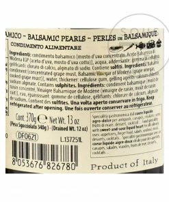 Ingredients Defrutum Balsamic Pearls 370g