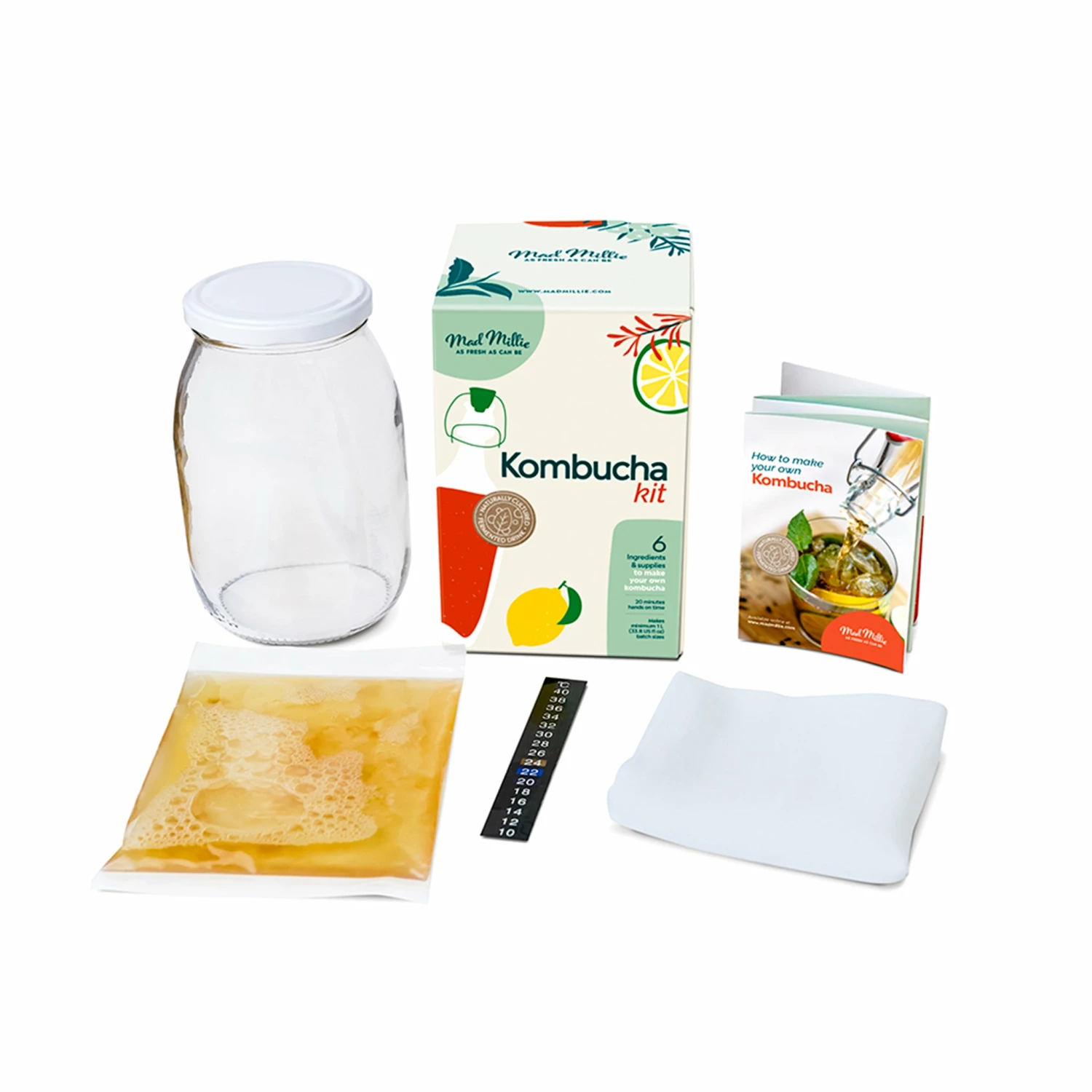 Mad Millie Kombucha Kit Ingredients 4 Mad Millie Kombucha Kit Ingredients