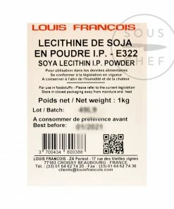 Louis Francois Soy Lecithin Powder 1kg Ingredients
