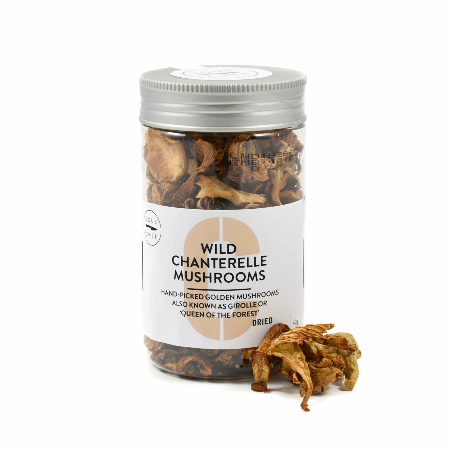 Sous Chef Dried Wild Chanterelle Mushrooms 40g Ingredients 3 Sous Chef Dried Wild Chanterelle Mushrooms 40g Ingredients