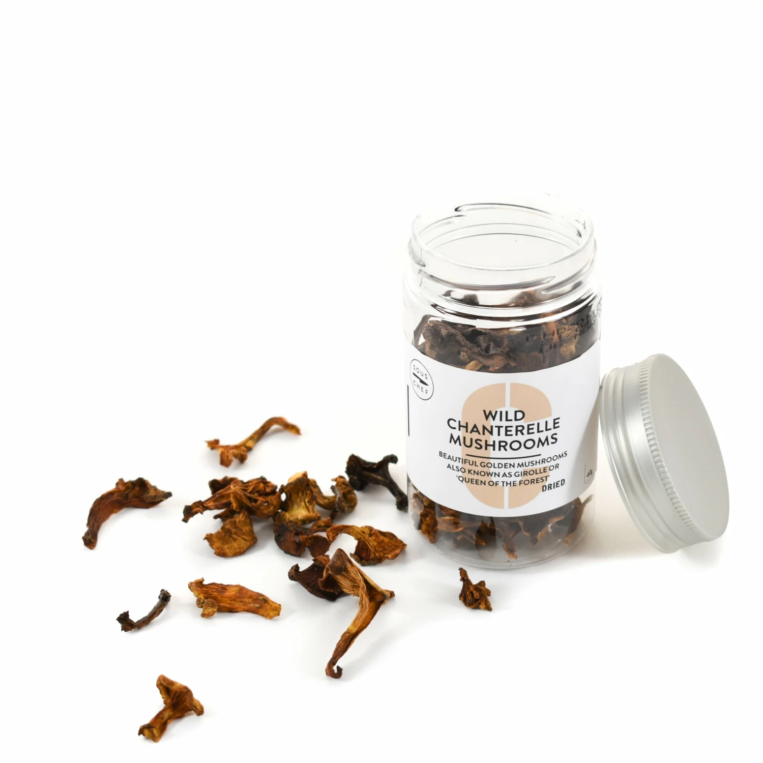 Sous Chef Dried Wild Chanterelle Mushrooms 40g Ingredients 4 Sous Chef Dried Wild Chanterelle Mushrooms 40g Ingredients