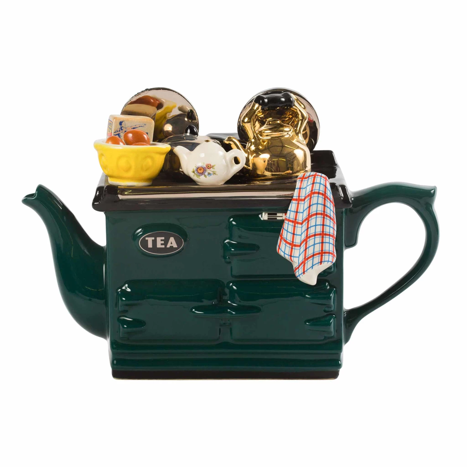 Novelty Tea Aga Breakfast Teapot Green 1.3L 3 Novelty Tea Aga Breakfast Teapot Green 1.3L