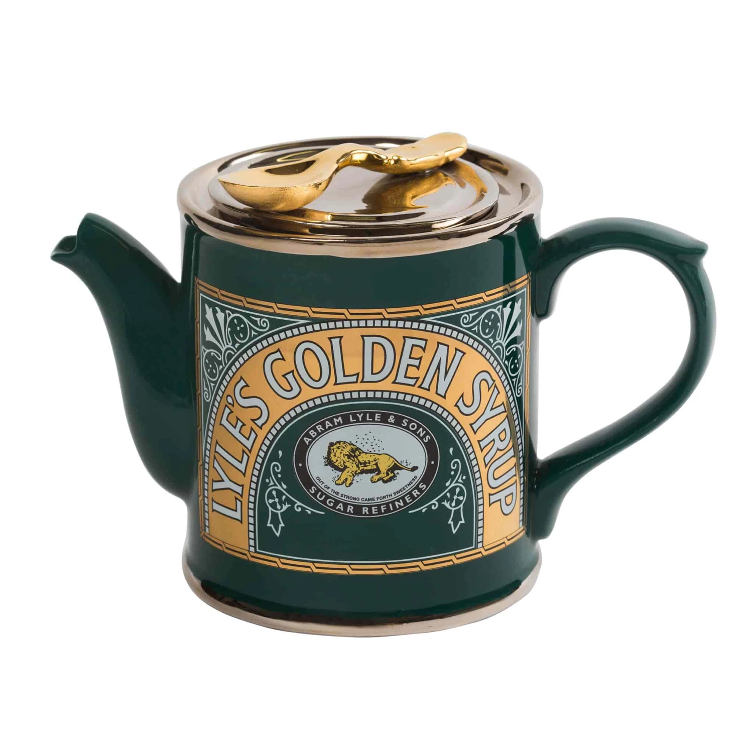 Novelty Tea Lyle's Golden Syrup Teapot 590ml 3 Novelty Tea Lyle's Golden Syrup Teapot 590ml