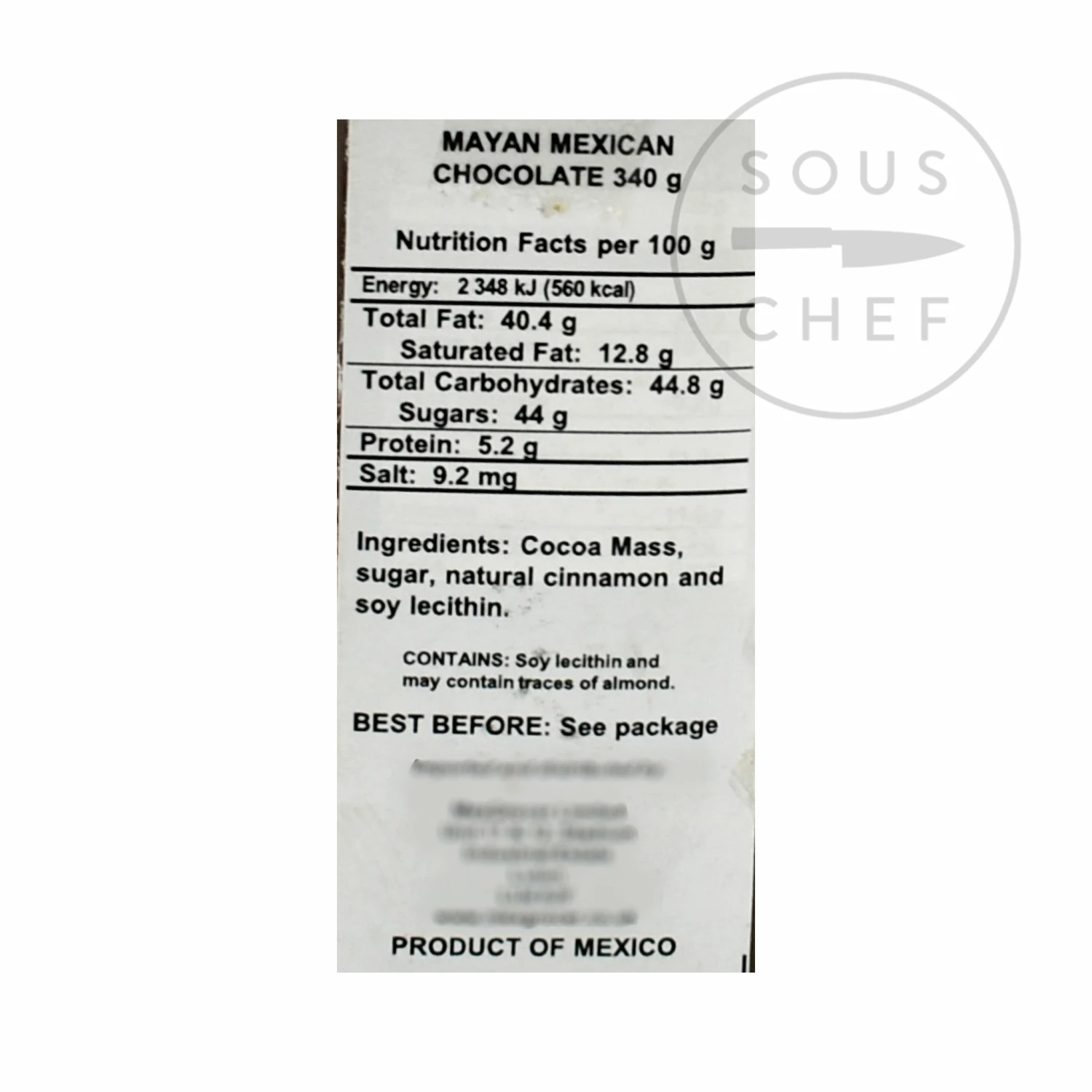 Cacep Mayan Mexican Chocolate 340g 4 Cacep Mayan Mexican Chocolate 340g