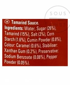 Natco Ingredients Tamarind Sauce 340g