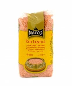 Natco Ingredients Red Lentils 1kg