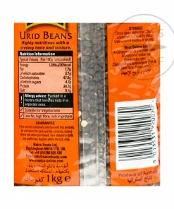 Natco Urid Beans Ingredients