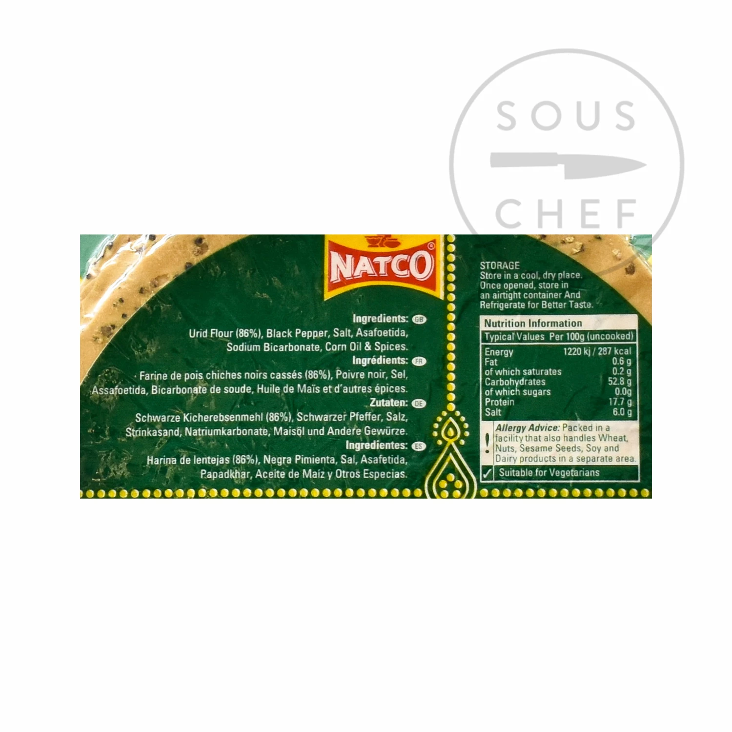 Natco Punjabi Poppadoms 200g 4 Natco Punjabi Poppadoms 200g