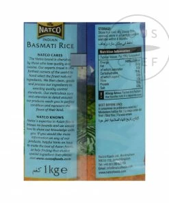 Natco Indian Basmati Rice 1kg Ingredients