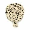 Puglia Handmade Tableware Puglia Black Splatter Ceramic Serving Board 25cm