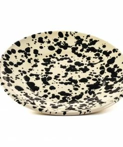 Puglia Handmade Puglia Black Splatter Side Plate 19cm 9 Puglia Handmade Puglia Black Splatter Side Plate 19cm