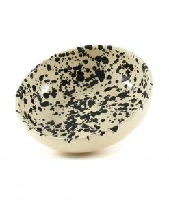 Puglia Handmade Puglia Black Splatter Bowl 19cm 9 Puglia Handmade Puglia Black Splatter Bowl 19cm