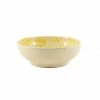 Puglia Handmade Tableware Puglia Yellow Splatter Bowl 19cm 2 Puglia Handmade Tableware Puglia Yellow Splatter Bowl 19cm