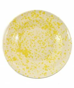 Puglia Handmade Tableware Puglia Yellow Splatter Pasta Bowl 29cm 7 Puglia Handmade Tableware Puglia Yellow Splatter Pasta Bowl 29cm