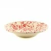 Puglia Handmade Puglia Red Splatter Pasta Bowl 29cm