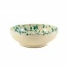 Puglia Handmade Puglia Aquamarine Splatter Bowl 19cm Tableware