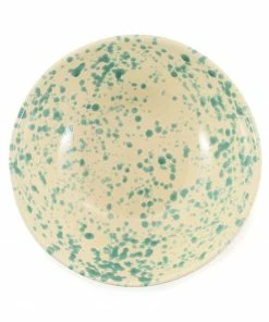 Puglia Handmade Tableware Puglia Aquamarine Splatter Large Salad Bowl 28cm 9 Puglia Handmade Tableware Puglia Aquamarine Splatter Large Salad Bowl 28cm
