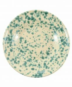 Puglia Handmade Puglia Aquamarine Splatter Pasta Bowl 29cm