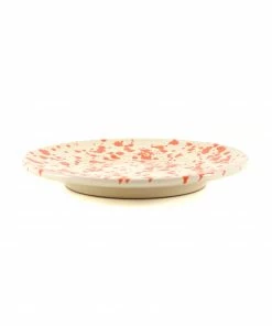 Puglia Handmade Puglia Orange Splatter Side Plate 19cm