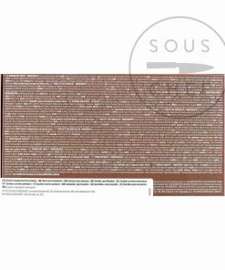 Neuhaus "Carré" 10 Flavour Chocolates - 60 Pieces Ingredients 8 Neuhaus