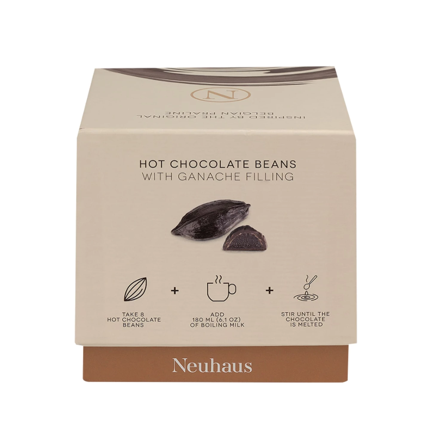 Neuhaus Dark Hot Choc Box - 8 Portions 4 Neuhaus Dark Hot Choc Box - 8 Portions