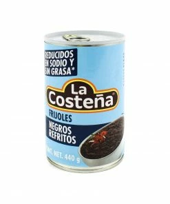 La Costena Refried Black Beans 440g Ingredients