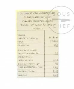 Ingredients Pariani Italian Pine Nut Oil 100ml 8 Ingredients Pariani Italian Pine Nut Oil 100ml