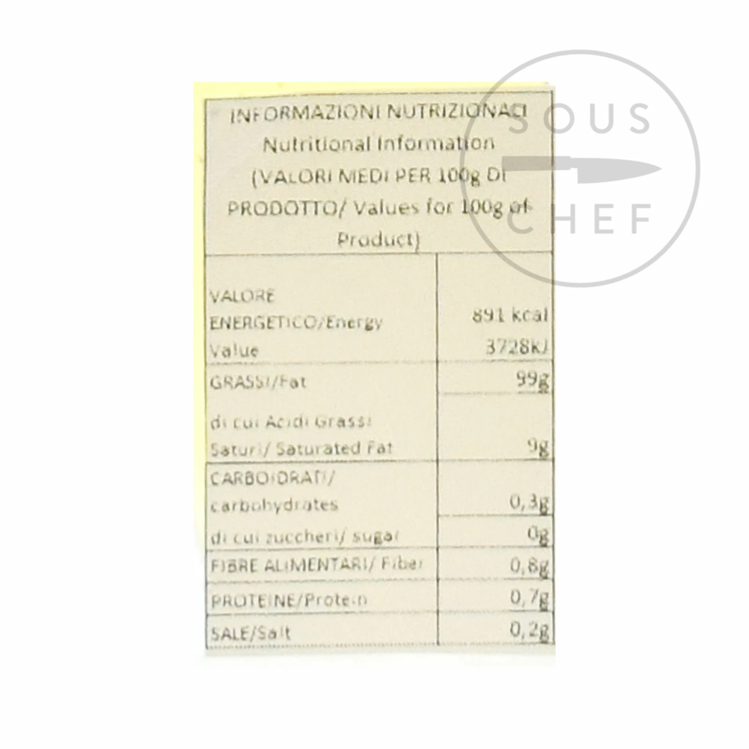 Ingredients Pariani Italian Pine Nut Oil 100ml 5 Ingredients Pariani Italian Pine Nut Oil 100ml