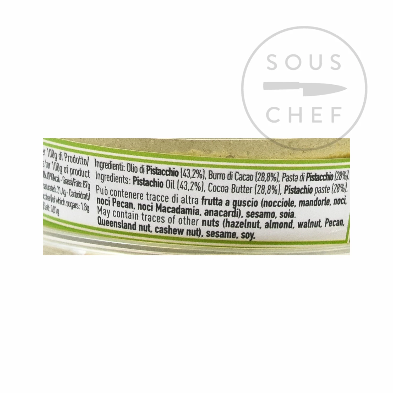 Ingredients Pariani Burrolio Pistachio Butter 100g 4 Ingredients Pariani Burrolio Pistachio Butter 100g