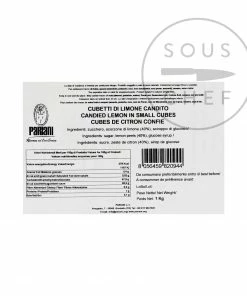 Pariani Candied Lemon In Small Cubes 1kg