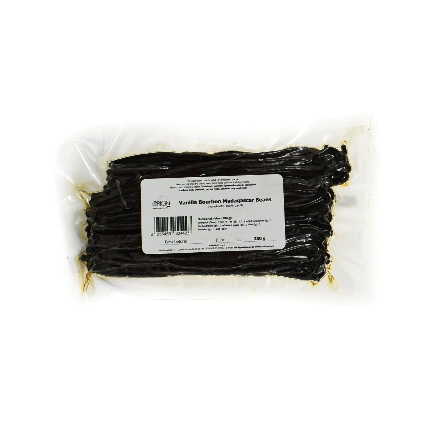 Pariani Bourbon Madagascar Vanilla 250g Ingredients 3 Pariani Bourbon Madagascar Vanilla 250g Ingredients
