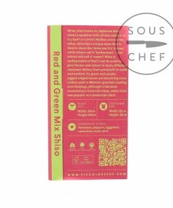 Piccolo Red And Green Shiso Basil Mixed Seeds Ingredients 6 Piccolo Red And Green Shiso Basil Mixed Seeds Ingredients