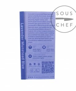 Piccolo Munstead Blue Lavender Edible Flower Seeds Ingredients
