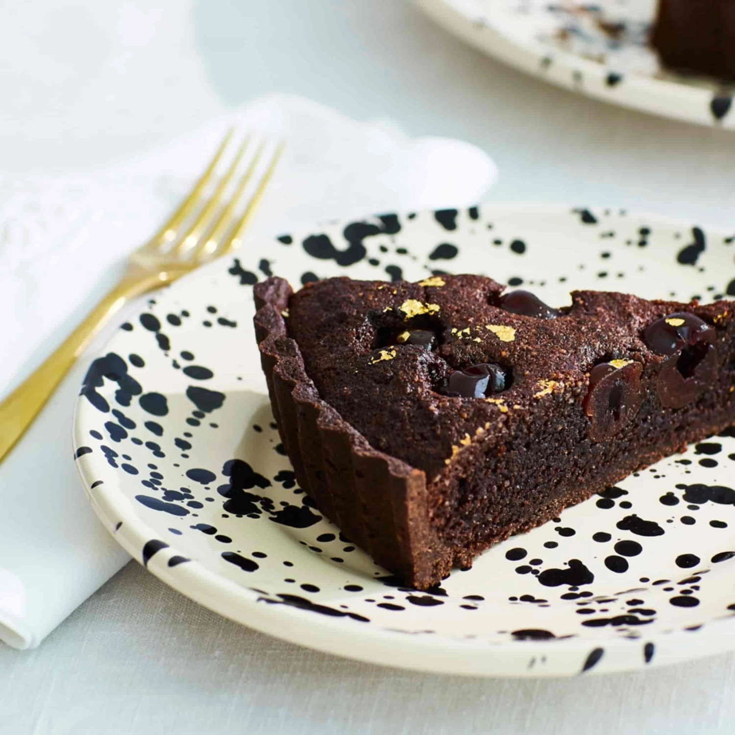 Puglia Handmade Puglia Black Splatter Dinner Plate 27cm 6 Puglia Handmade Puglia Black Splatter Dinner Plate 27cm