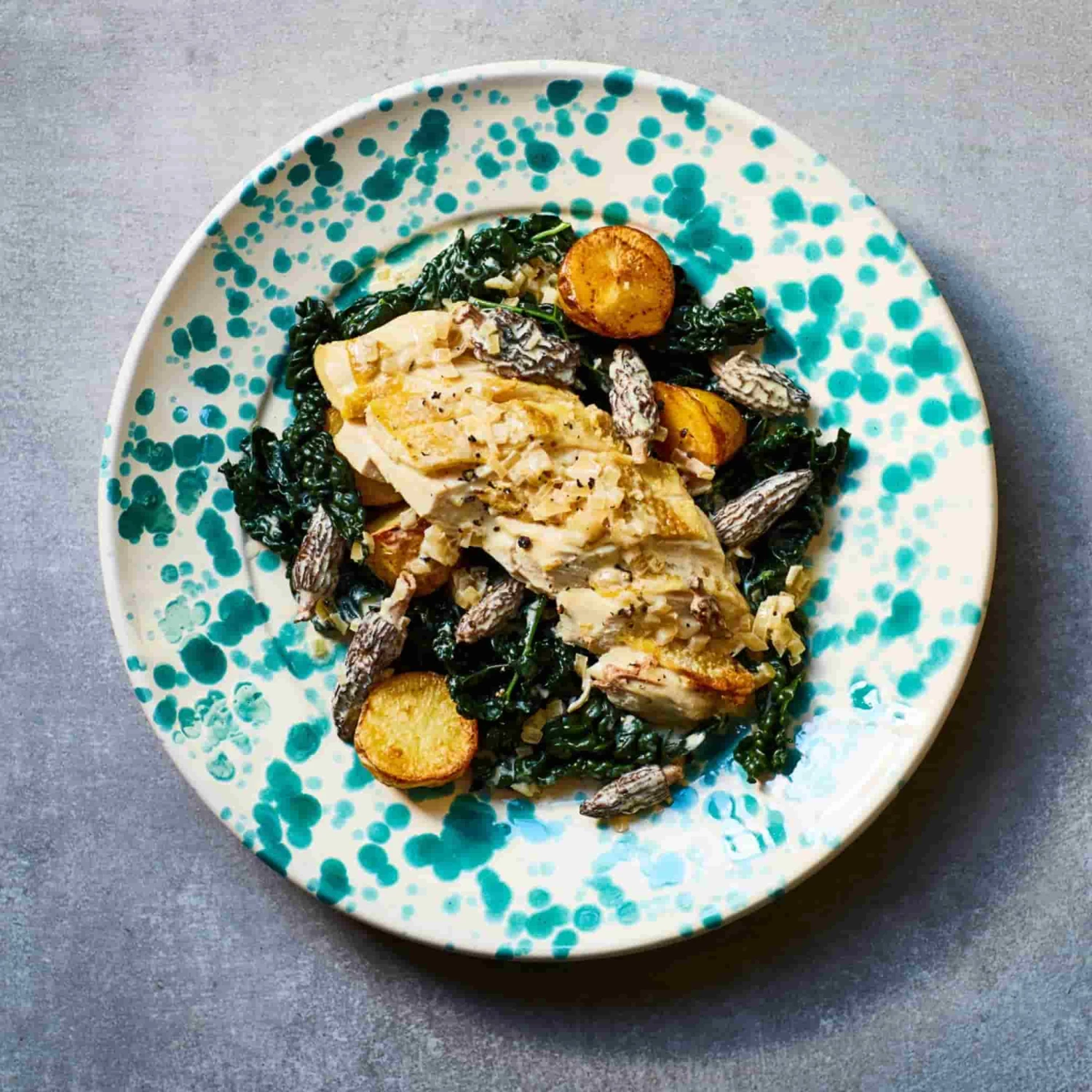 Puglia Handmade Puglia Aquamarine Splatter Dinner Plate 27cm 7 Puglia Handmade Puglia Aquamarine Splatter Dinner Plate 27cm