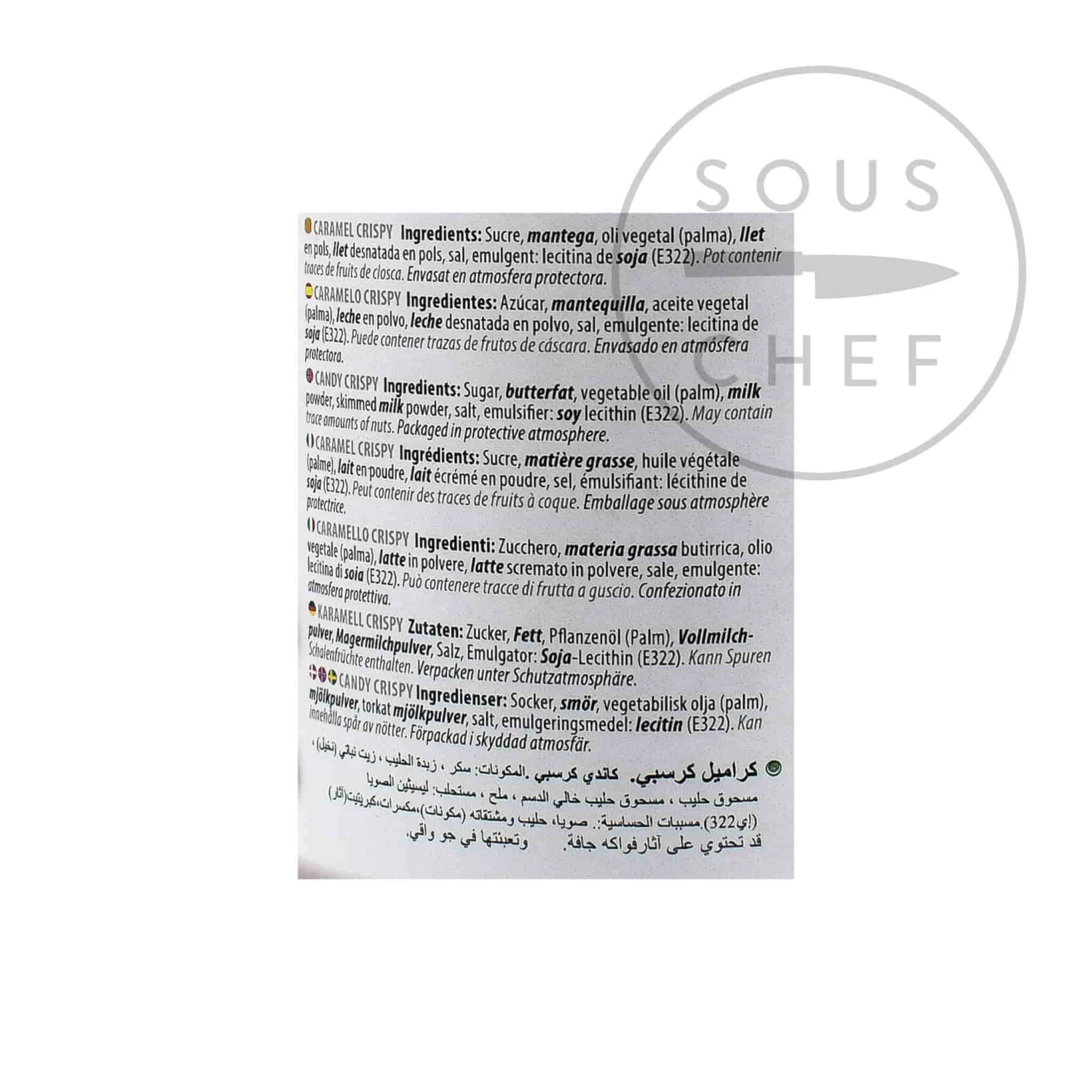 Sosa Caramel Crispy 750g 4 Sosa Caramel Crispy 750g