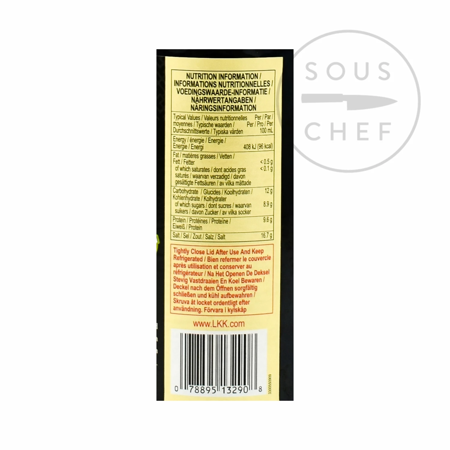 Ingredients Lee Kum Kee Double Deluxe Soy 500ml 4 Ingredients Lee Kum Kee Double Deluxe Soy 500ml