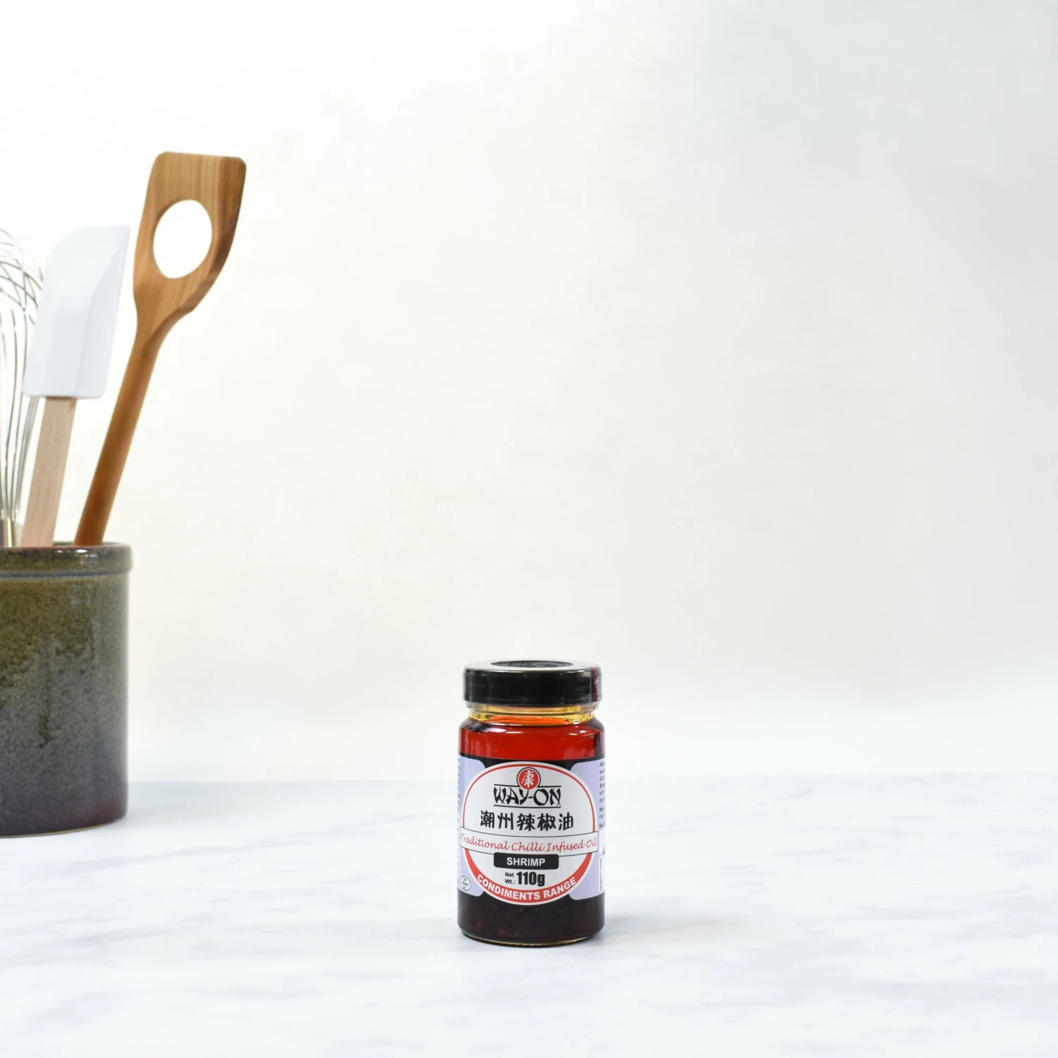 Way-On Chilli Oil With Shrimp 110g 5 Way-On Chilli Oil With Shrimp 110g