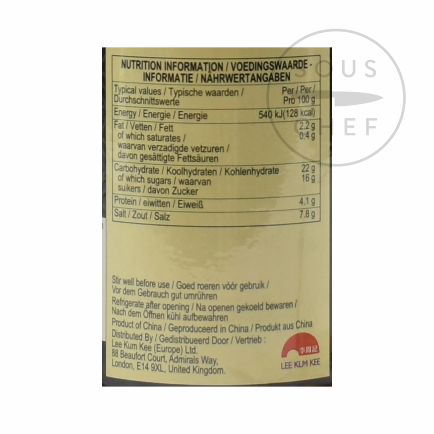 Ingredients Lee Kum Kee Black Pepper Sauce 350g 4 Ingredients Lee Kum Kee Black Pepper Sauce 350g