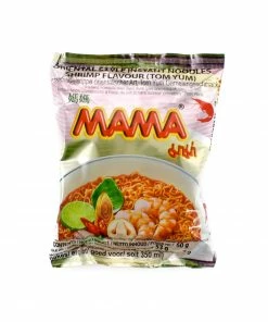 Box Of Mama Instant Shrimp Noodle Tom Yum 60g X 30 Ingredients
