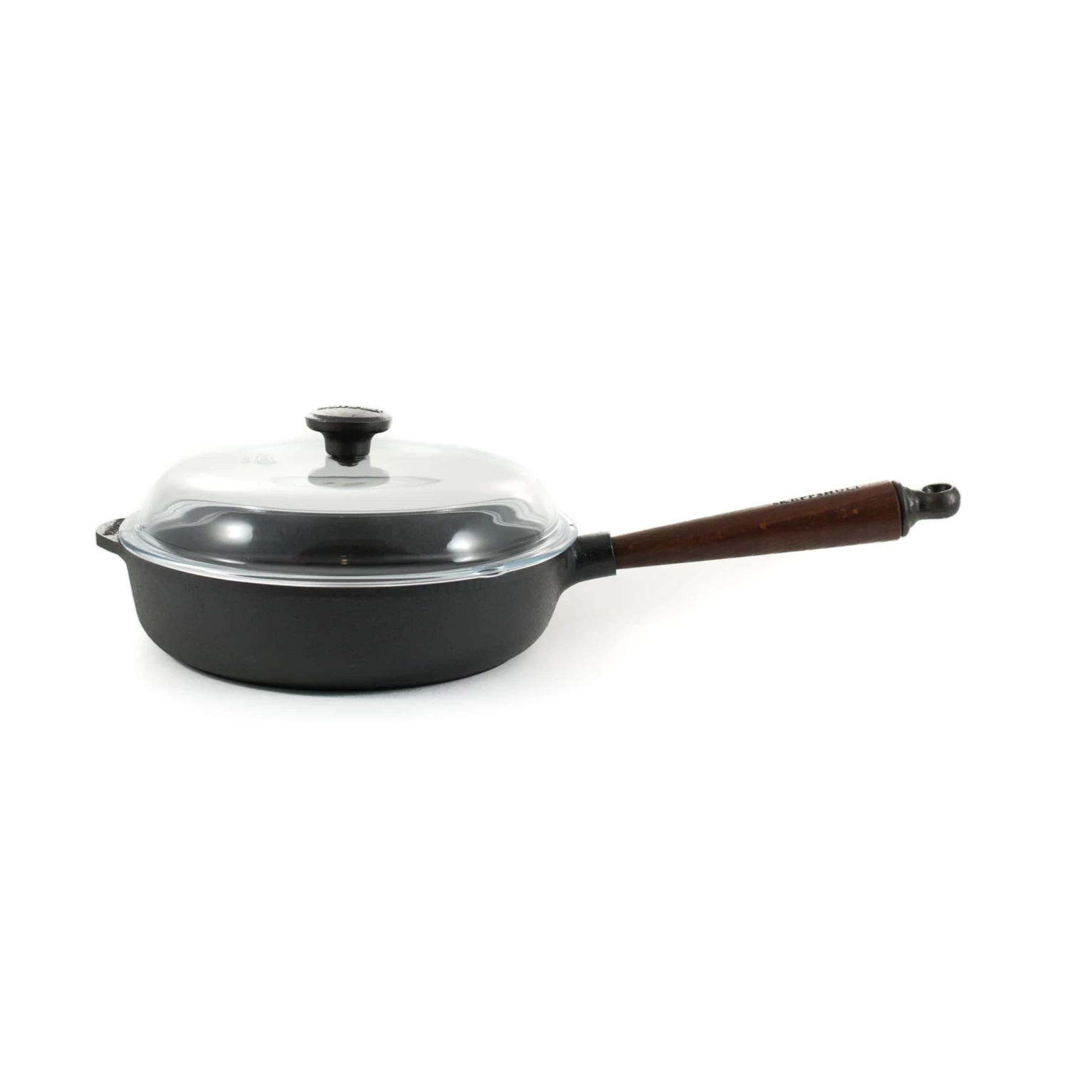 Damaged Box Skeppshult Traditional Cast Iron Deep Saute Pan With Lid 25cm